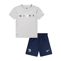 Nike 3BRAND by Russell Wilson Toddler Boys 2-pc. Short Set