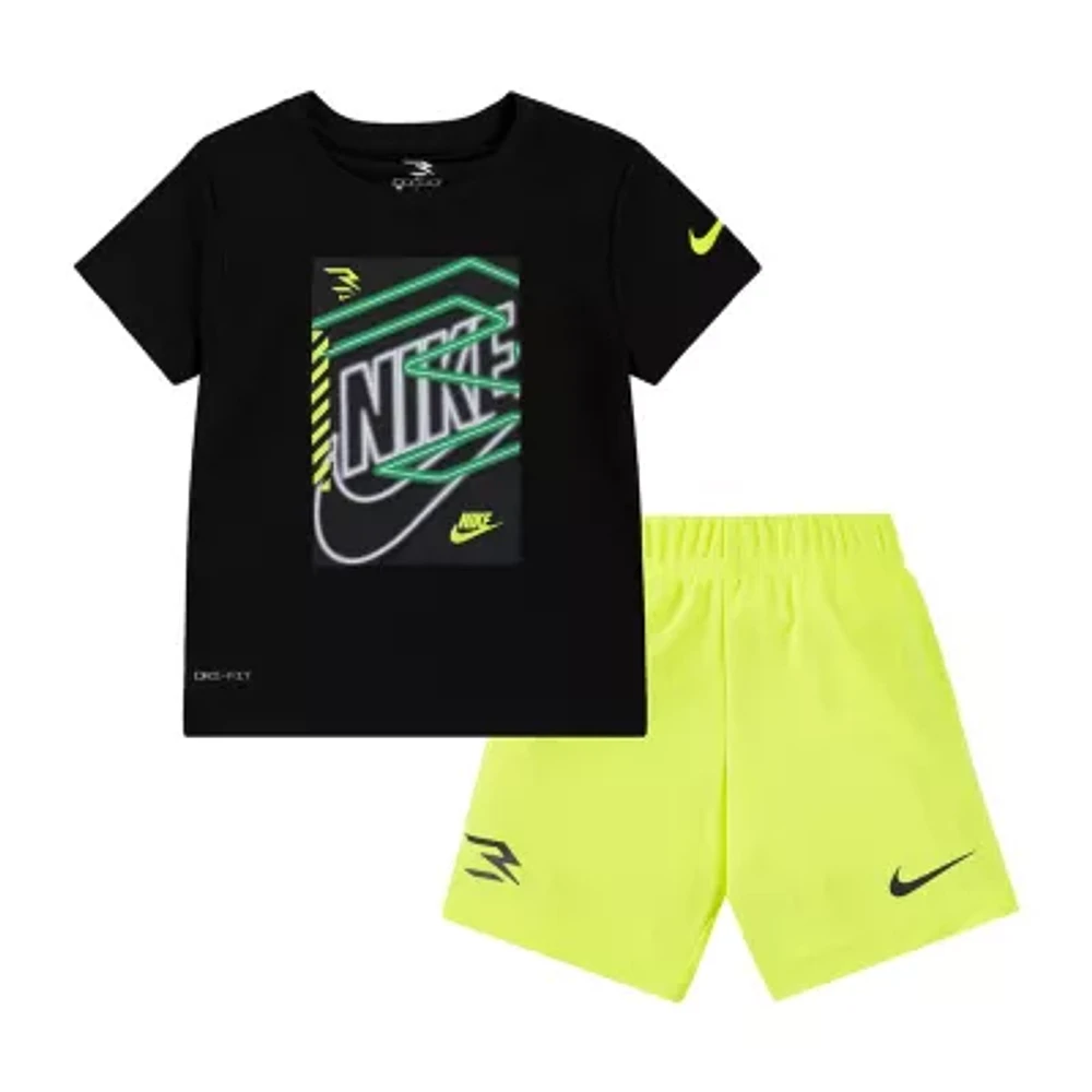 Nike 3BRAND by Russell Wilson Toddler Boys 2-pc. Short Set