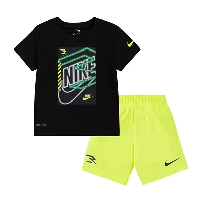 Nike 3BRAND by Russell Wilson Toddler Boys 2-pc. Short Set