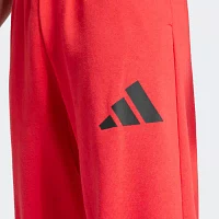 adidas Mens Mid Rise Straight Sweatpant