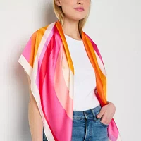 Mixit Large Square Satin Like 42in Square Scarf