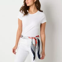 Mixit Large Square Satin Like 42in Floral Square Scarf