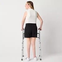 a.n.a Womens Mid Rise Adaptive Easy-on + Easy-off Chino Short