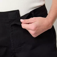 a.n.a Womens Mid Rise Adaptive Easy-on + Easy-off Chino Short