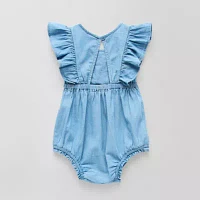 Okie Dokie Baby Girls Sleeveless Romper