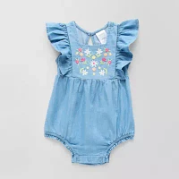 Okie Dokie Baby Girls Sleeveless Romper