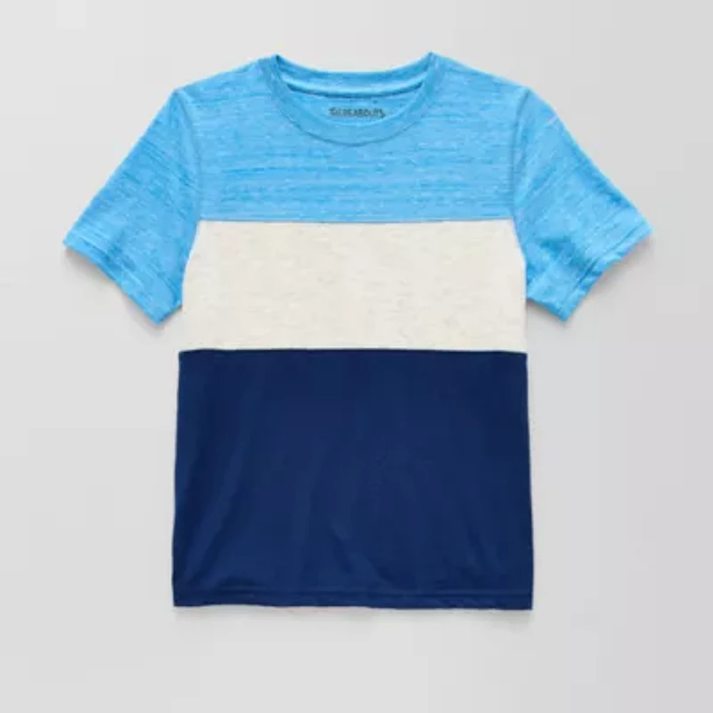 Thereabouts Little & Big Boys Adaptive Crew Neck Short Sleeve T-Shirt