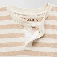 Thereabouts Little & Big Boys Adaptive Short Sleeve Henley Shirt