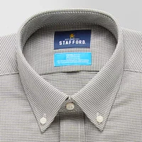 Stafford Coolmax Oxford Mens Slim Fit Long Sleeve Dress Shirt