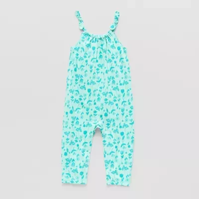 Okie Dokie Baby Girls Sleeveless Jumpsuit