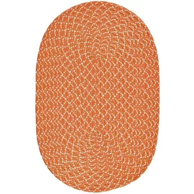 Better Trends Sunsplash Braided Reversible Indoor Outdoor Oval Accent Rug