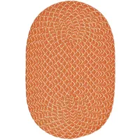 Better Trends Sunsplash Braided Reversible Indoor Outdoor Oval Accent Rug