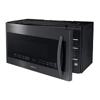 Samsung 2.1 cu. ft. PowerGrill™ Over-the-Range Microwave with Ceramic Enamel Interior and Glass Touch Controls