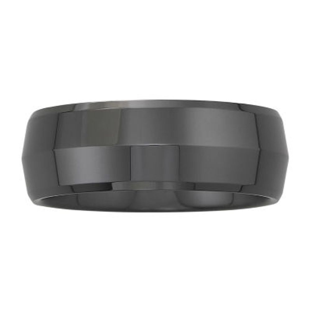 Men's 8mm Domed Band Ceramic