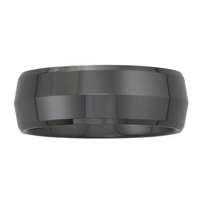 Men's 8mm Domed Band Ceramic