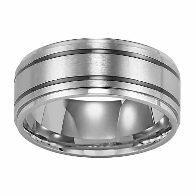 Unisex Adult 9M Stainless Steel Wedding Band