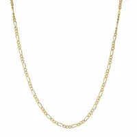 Girls 15 Inch 14K Gold Over Silver Link Necklace