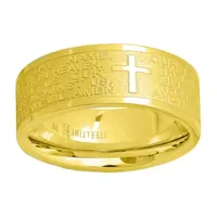 Steeltime 6MM 18K Gold Stainless Steel Band