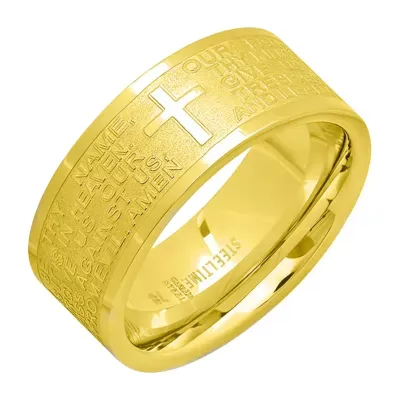 Steeltime 6MM 18K Gold Stainless Steel Band