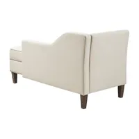 Madison Park Brett Nailhead Trim Chaise Lounge