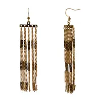 Bold Elements Chain Drop Earrings