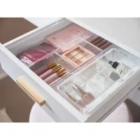 Home Expressions 3-Compartment Makeup Organizer