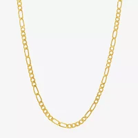 Made in Italy Unisex Adult 22 Inch 10K Gold Link Necklace