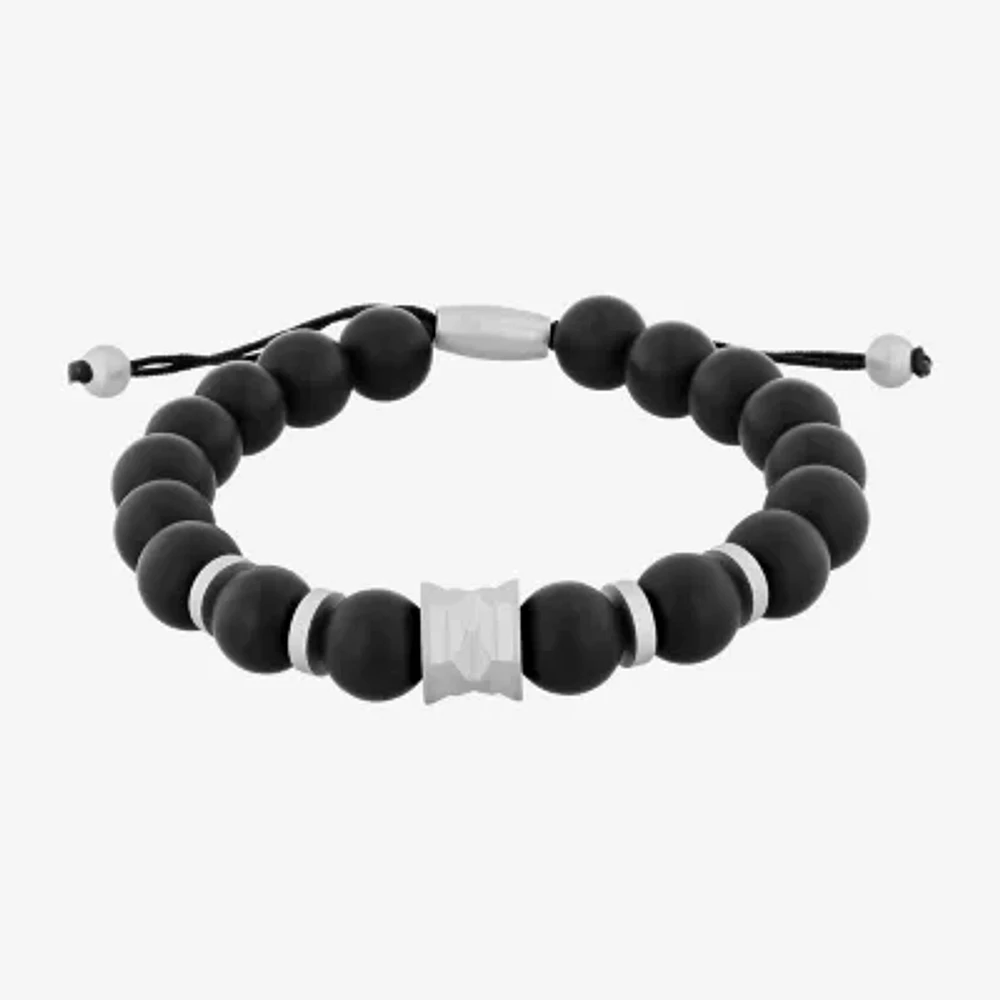 Genuine Black Onyx Beaded Bracelet