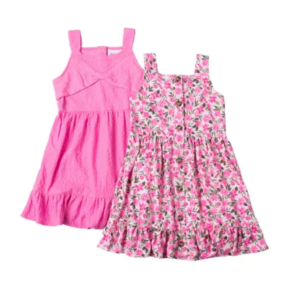 Little Lass Toddler Girls 2-pc. Sleeveless A-Line Dress