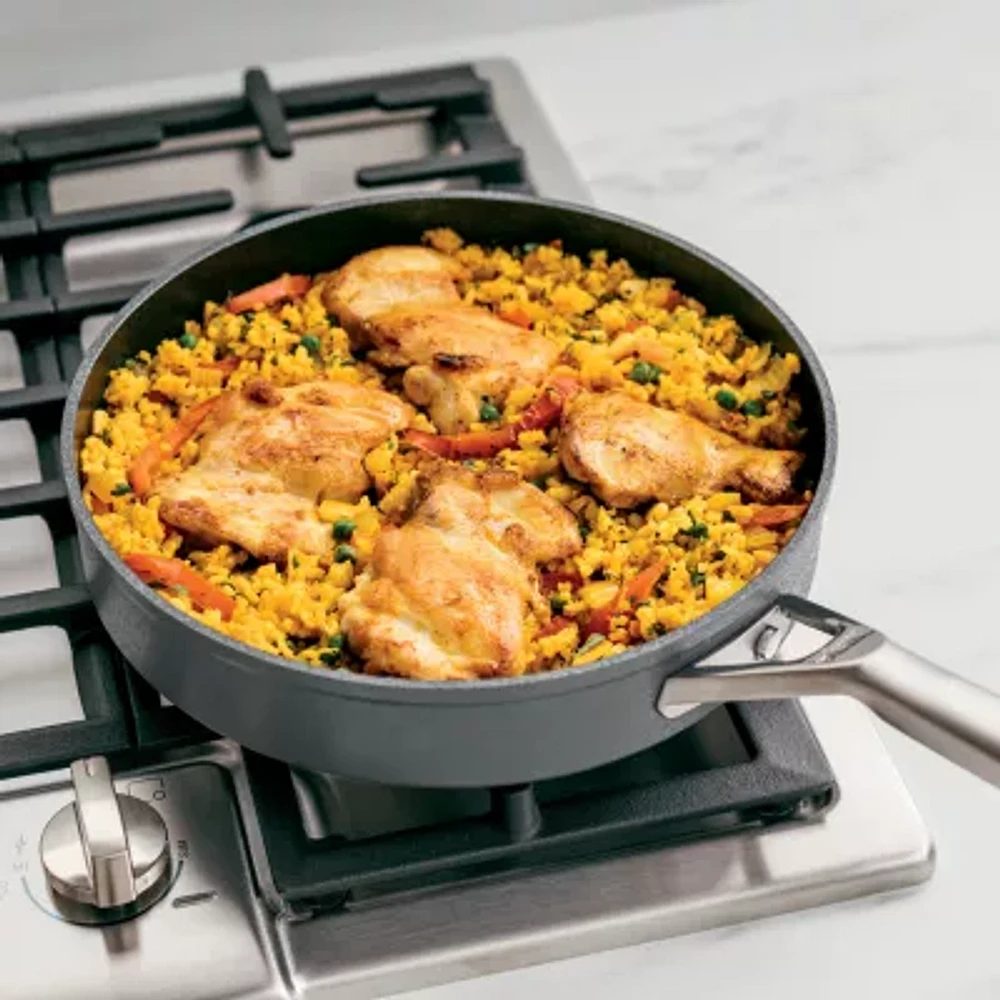 Ninja Foodi Neverstick Stainless Steel 3-qt. Saute Pan