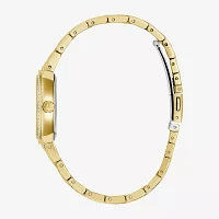 Bulova Womens Crystal Accent Gold Tone Stainless Steel 2-pc. Watch Boxed Set 98x133