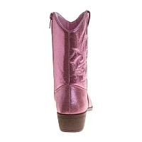 Kensie Little & Big  Girls Flat Heel Cowboy Boots