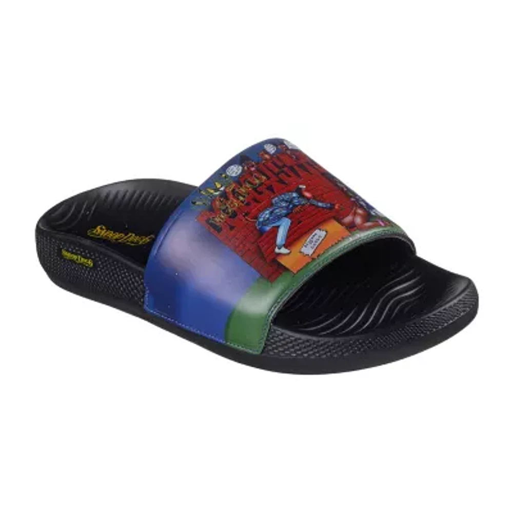 Skechers Mens Low Slider Doggy Style Slide Sandals