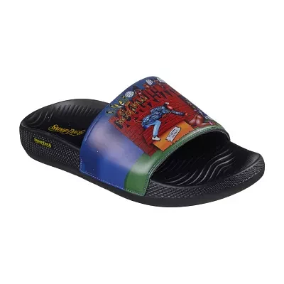 Skechers Mens Low Slider Doggy Style Slide Sandals