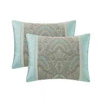 Broadhaven Sterling 7-pc. Embellished Embroidered Comforter Set