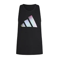 adidas Big Girls Crew Neck Tank Top