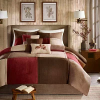 Madison Park Maddox 7-pc. Faux Suede Comforter Set