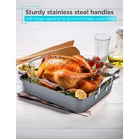 Black+Decker 16.5"x13" Non-Stick Roasting Pan with Rack