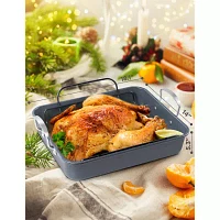 Black+Decker 16.5"x13" Non-Stick Roasting Pan with Rack