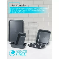 Black+Decker Carbon Steel 6-pc. Non-Stick Bakeware Set