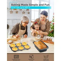 Black+Decker Carbon Steel 6-pc. Non-Stick Bakeware Set