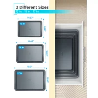 Black+Decker Carbon Steel 3-pc. Non-Stick Cookie Sheet