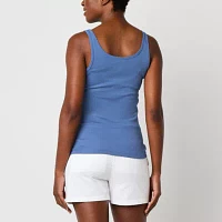 a.n.a Womens Tall Scoop Neck Sleeveless Tank Top