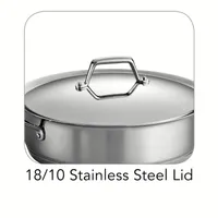 Tramontina Gourmet Stainless Steel 3.qt. Covered Dutch Oven