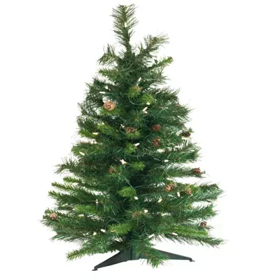 3' Cheyenne Pine Artificial Christmas Tree Unlit