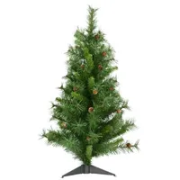 3' Cheyenne Pine Artificial Christmas Tree Unlit