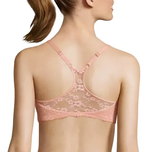 Maidenform One Fab Fit Lace Front Closure T-Back Bra 07112
