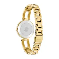 Citizen Axiom Womens Gold Tone Stainless Steel Bangle Watch Em0638-50p