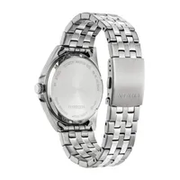 Citizen Quartz Mens Silver Tone Stainless Steel Bracelet Watch Bi5050-54e