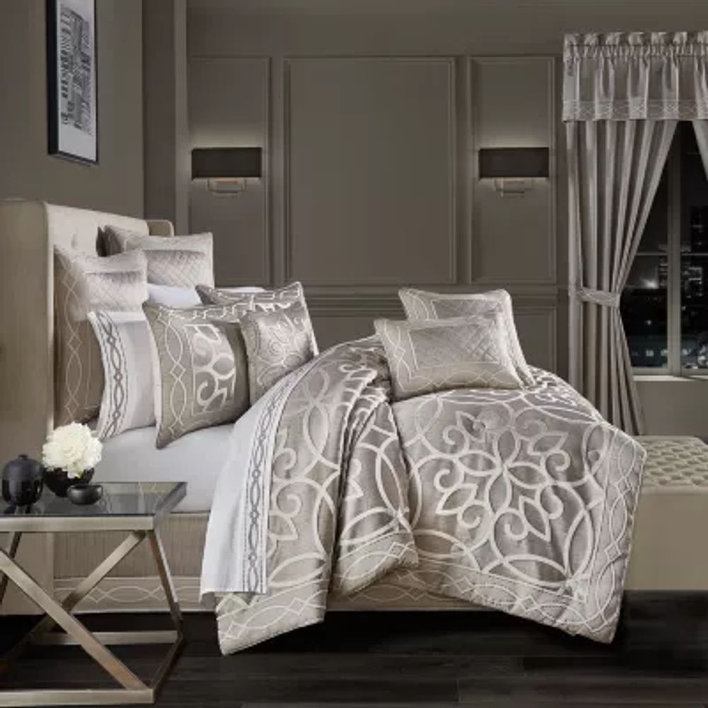 Queen Street Darwin 4-pc. Geometric Comforter Set